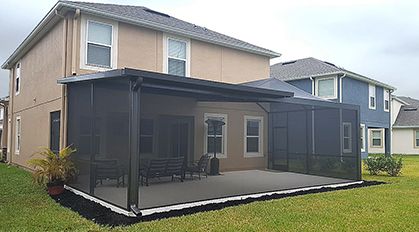 Screened Lanai, Patio Screen Enclosure, Lanai Patio, Pool Screen Enclosure, Screened Pool, Backyard Layout, Screen Enclosures, Pool Enclosures, Patio Enclosures