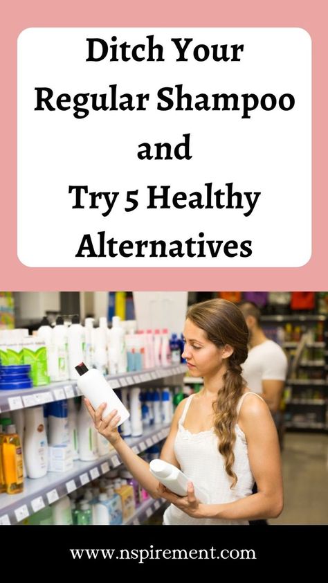 Are you using the wrong shampoo and damaging your hair? From the no-poo movement to coconut oil, learn about the five natural options and the benefits of using them. No Poo Shampoo, No Shampoo, Coconut Oil Shampoo, Coconut Shampoo, No Poo, Women Health Care, Body Hair Removal, Body Hair, Healthy Alternatives