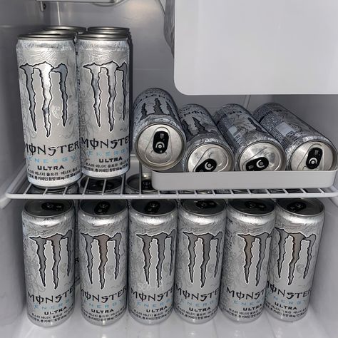 Monster Zero Ultra Aesthetic, Monster White Aesthetic, White Monster Energy Aesthetic, White Monster Drink Aesthetic, White Monster Drink, Monster Can Aesthetic, Monster Energy Aesthetic, Monster Ultra, White Monster