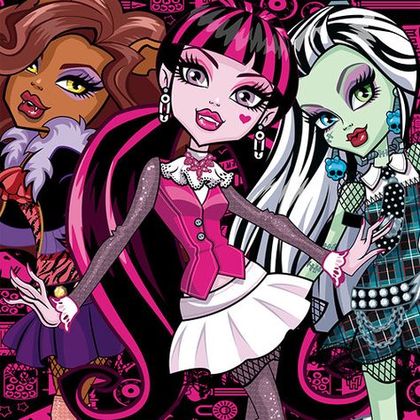 Clawdeen, Draculaura and Frankie Monster High Room, Monster High Makeup, Image Monster, Monster High Pictures, Monster High Party, Moster High, Love Monster, Monster High Art, Monster High Characters