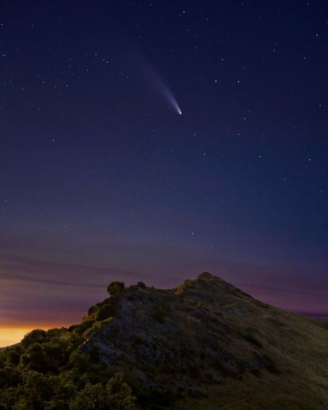 Viewing Comet Neowise from Fremont State Park in California. July 2020 Comet Neowise, Fremont California, State Park, West Coast, Astronomy, State Parks, California, Natural Landmarks, Photography