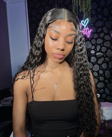 Weave Edges, Wavy Weave Hairstyles, Wig Installs, Hair Braid Patterns, Lemonade Braids Hairstyles, Black Ponytail Hairstyles, Cute Box Braids Hairstyles, Protective Hairstyles Braids, Hairdos For Curly Hair