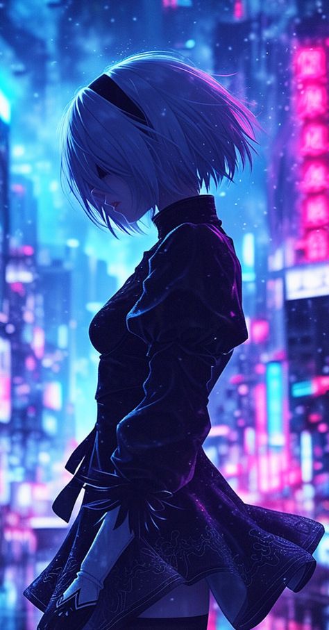 Nier Automata 2, Nier Automata A2, Genos Wallpaper, 2b Nier Autómata, Mobile Art, Harley Quinn Art, Aesthetic Japan, Female Anatomy, Nier Automata