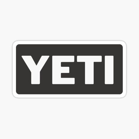 Yeti Logo, Yeti Stickers, Design Sticker, Sticker Design, Sell Your Art, Decorate Laptops, Vinyl Decal Stickers, Vinyl Sticker, Kiss Cut