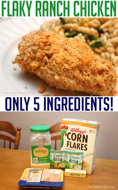 Foods To Make, Sarah Marie, Ranch Chicken, Corn Flakes, Egg White, Chicken Dinner Recipes, Chicken Breasts, Open Box, Chicken Dinner