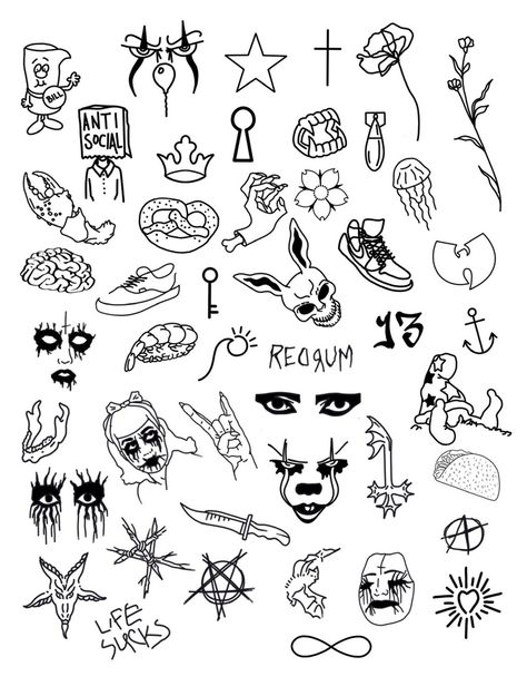 Friday The 13th Tattoo Ideas, 13th Tattoo Ideas, Flash Tattoo Sleeve, Easy Tattoos To Draw, Friday The 13th Tattoo, Simple Tattoos For Guys, Tattoos Simple, 13 Tattoos, Clever Tattoos