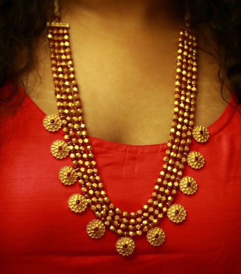 "Elegance redefined with our multi-layer antique gold-plated necklace – a timeless statement of sophistication and grace." https://postdolphin.com/t/LZMNJ Layer Chain Gold Indian, Layer Chain Gold, Coral Jewelry Set, Heavy Necklace, Gold Jewels Design, Layer Chain, Gold Jewelry Simple Necklace, Gold Jewelry Simple, Layered Chains