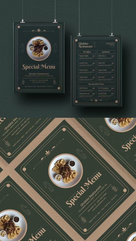 Foodies Menu Design AI, EPS, PSD Chef Special Menu Design, Daily Menu Design, Menu Card Design For School Project, Restaurant Menu Card Design Creative, Menu Front Cover Design, Menu Design Inspiration Creative, White Menu Design, Menu Card Design Restaurant, Food Menu Design Layout