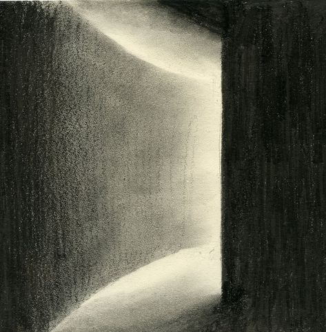 Chiaroscuro and the absence of light. – ville radieuse Shadow Architecture, Drawing With Charcoal, Easy Things To Draw, Shadow Drawing, Things To Draw, Perspective Art, Charcoal Art, 수채화 그림, Perspective Drawing