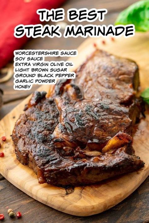 Best Steak Marinade Ever, Marinated Grilled Vegetables, Steak Marinade For Grilling, Easy Steak Marinade Recipes, Steak Marinades, Best Steak Marinade, Steak Marinade Easy, Grilled Side Dishes, Steak Marinade Recipes