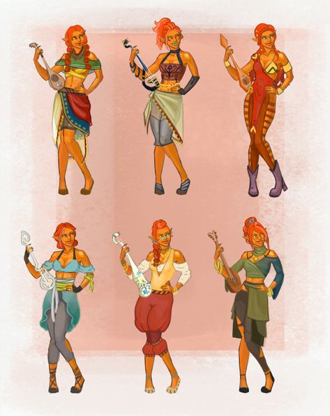 ArtStation - Sheikah / Gerudo alternate designs, Cait Clark Gerudo Outfit, Arabian Theme, Legend Of Zelda Characters, Spoke Art, Hyrule Warriors, Rpg Characters, Alternate Universe, Zelda Art, Dnd Art