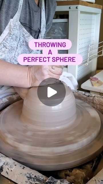 Lyndsey Roberts | Ceramic Arts on Instagram: "Orb tutorials are coming soon!
.
.
.
#orbs #sphere #gardenorb #ceramicsaretrending #potteryartist #potteryarts #ceramicarts #ceramicartworks #processvideo #process #clay #ceramics #ceramicartist #lyndseyroberts #lilacmoonceramics" Ceramic Techniques Tutorials, Pottery Sphere, Clay Sphere, Ceramic Sphere, Pottery Tutorials, Beginner Pottery, Diy Ceramic, Ceramic Techniques, Pottery Tools