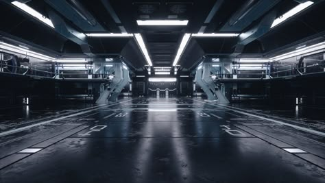 David Watson Hallway Aesthetic, Scifi Corridor, Sci Fi Room, Alpha Centauri, Surreal Photography, Spaceship Interior, Science Fiction Artwork, Science Background, Sci Fi Environment