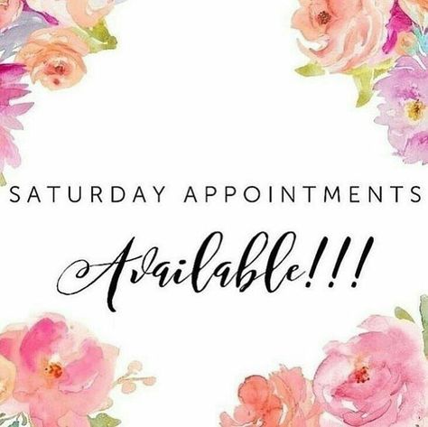 Makeup Appointments Available, Hair Salon Quotes, Hairdresser Quotes, Massage Marketing, Hairstylist Quotes, Lash Quotes, Salon Quotes, Saturday Weekend, Salon Suites