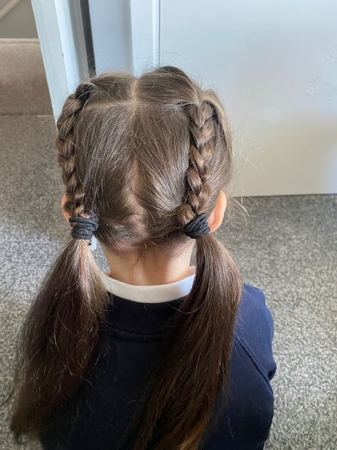 10/5/2023 #Hairstyles #Hair #Girls #Pretty #PrettyHair #GirlyHair #Plait #Plaits #PigTails #Ponytails #SchoolHair #SportyHair Plait Pigtails, Quick And Simple Hairstyles, Simple Hairstyles For School, Plats Hairstyles, Girls School Hairstyles, 2023 Hairstyles, Race Against Time, Toddler Hairstyles, Easy Hairstyles For School