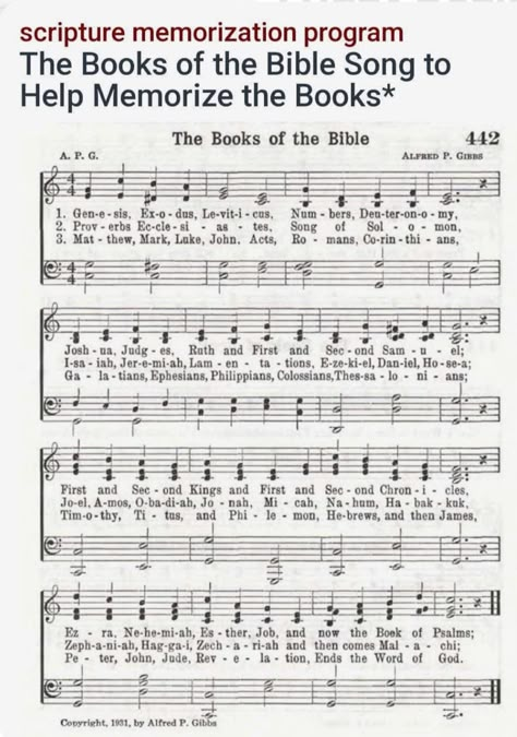 Books Of Bible, Gospel Song Lyrics, The Books Of The Bible, Hymn Music, Hymn Sheet Music, Hymns Lyrics, Church Songs, Bible Songs, Christian Song Lyrics