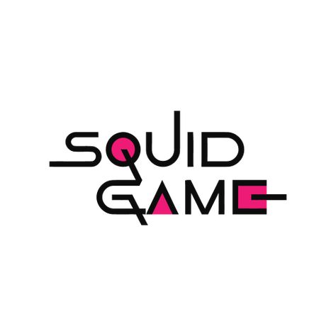 Squid Game Logo, Squash Game, Brand Logos, Gaming Decor, Netflix Streaming, Squid Game, Squid Games, Game Logo, 9th Birthday