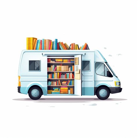 Have you always dreamed of owning a bookstore on wheels? A bookmobile allows you to bring the magic of books to readers wherever they are. If you love books, connecting with people, and working for… Mobile Bookstore Ideas, Mobile Bookstore Trailer, Bookstore Names, Van Bookstore, Bookmobile Ideas, Mobile Bookshop, Mobile Bookstore, Book Truck, Vision Board Book