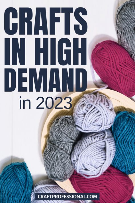 Crafts in high demand in 2023. Popular Christmas Crafts To Sell 2023, Crafts That Sell 2023, Popular Diy Projects To Sell, Knitted Items That Sell, Crafts 2023 Trending, Hand Made Ideas To Sell Make Money Craft Business, Crochet Craft Sale Items, Trending Items To Sell 2023, 2023 Craft Fair Trends