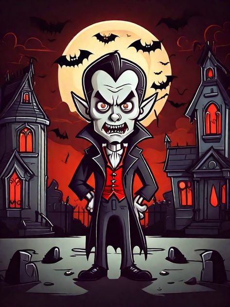 Dracula Hotel Transylvania Drawing, Animated Vampire, Sketch Things, Cartoon Vampire, Vampire Cartoon, Dracula Hotel Transylvania, Art Coloring Pages, Halloween Illustrations, Aesthetic Illustration