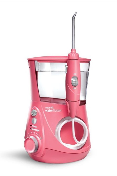 Forget the Floss — 11,000 People Are Loving This Waterpik From Amazon, and It’s Pink! Waterpik Water Flosser, Acne Light Therapy, Water Pick, Getting Braces, American Dental Association, Professional Model, Water Flosser, Oral Care Routine, Dental Floss