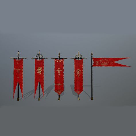 Royal Banner, Battle Standard, Medieval Fair, Flag Game, Battle Flag, 3d Artwork, Flag Banner, Elder Scrolls, Base Colour