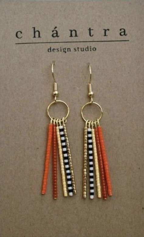 Beaded Fine Jewelry, Modern Beaded Earrings, 2024 Jewelry Trend Forecast, Beaded Hoop Earrings Tutorial, Hoop Earrings Tutorial, Simple Beaded Earrings, Jewelry Making For Beginners, Miyuki Necklace, Spinel Earrings