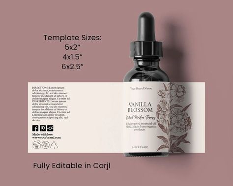 Bottle Template, Cosmetic Labels Design, Vintage Apothecary, Packaging Template Design, Cosmetics Mockup, Cosmetic Labels, Packaging Ideas Business, Cosmetic Packaging Design, Packaging Template