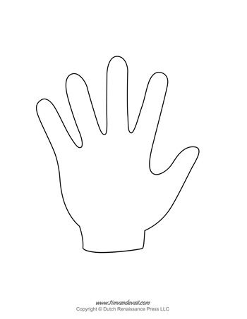 Hand Template Hand Print Outline, Hand Cutout Template, Blank Hand Template, Handprint Template Free Printable, Hands Template Free Printable, Printable Handprint Template, Hand Print Template, Hand Template, Printable Hands