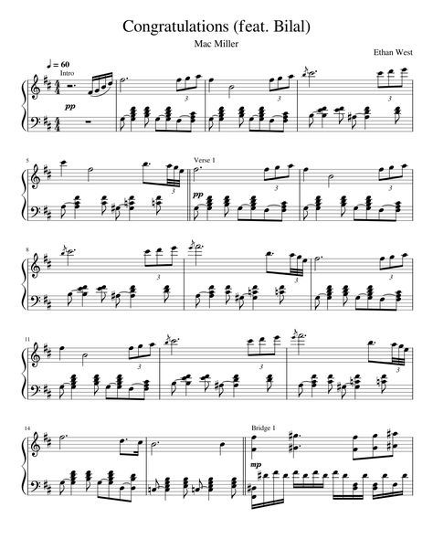 Congratulations Song, Mac Miller Songs, Beginner Violin Sheet Music, Piano Songs Chords, Easy Violin Sheet Music, Piano Songs Sheet Music, Sheet Music With Letters, Piano Songs For Beginners, Piano Sheet Music Letters