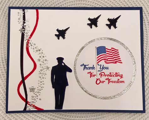 Veterans Day Card - Wonder by Mandy Grund stamp Veterans Day Gifts Diy, Veteran Poster Ideas, Veteran Day Cards, Veterans Cards Ideas, Diy Veterans Day Cards, Veteran Cards Ideas, Veterans Day Card Ideas, Veterans Day Cards Handmade, Cards For Veterans