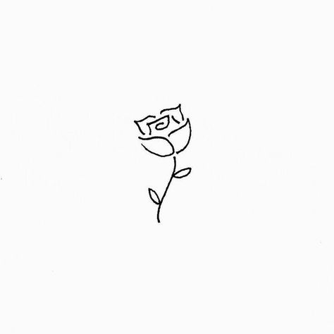 X rose X Simple Drawings, White Drawing, Small Drawings, Mini Drawings, Black And White Drawing, Things To Draw, Tattoo Inspo, Tattoos And Piercings, Doodle Art