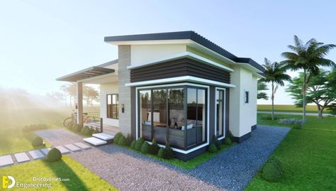 87 Sqm Small House 9.00m x 9.70m  With 3 Bedrooms | Engineering Discoveries 2 Storey House Design, 2 Storey House, House Arch Design, Simple House Plans, Laundry Area, House Outside Design, Bathroom Laundry, Laundry In Bathroom, Kitchen Area