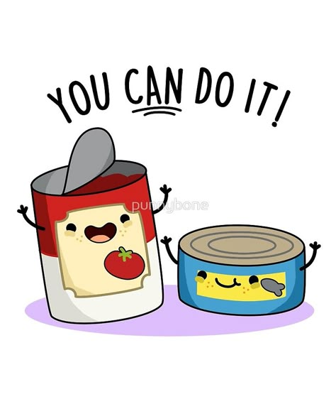 "You Can Do It Food Pun" by punnybone | Redbubble Encouragement Puns, Punny Puns, Punny Cards, Funny Food Puns, Brag Tags, Food Pun, Love Puns, Cute Puns, Food Puns