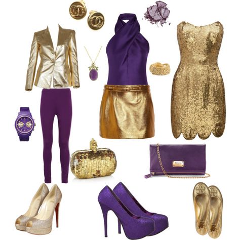 Royal Gold. Gold Outfit, Forever Love, Color Combos, New Fashion, Cool Things To Buy, Style Me, Wardrobe, Couture, Purple