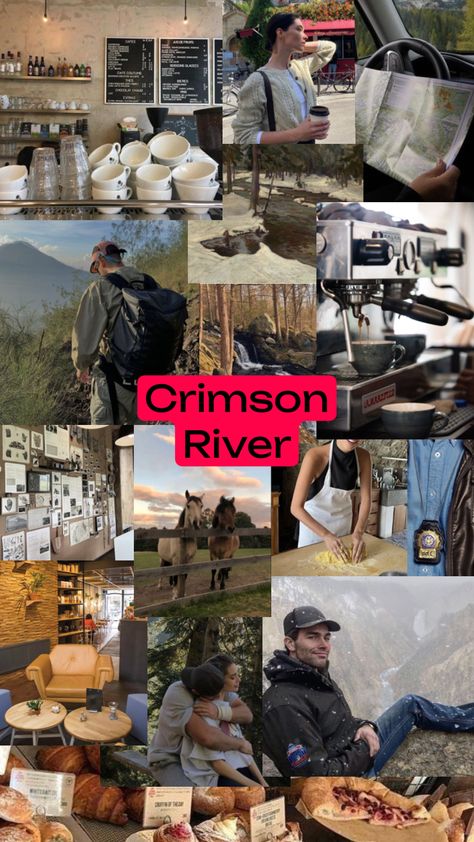 Crimson Rivers Aesthetic, Devney Perry Aesthetic, Rivers Aesthetic, Crimson Rivers, Devney Perry, Aesthetic Books, Romantic Books, Book Blogger, Book Girl