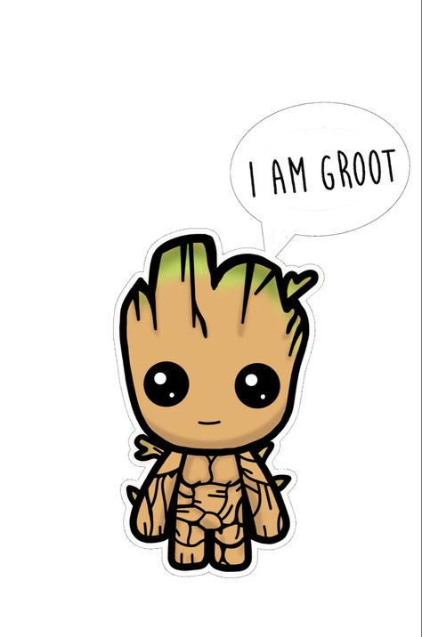 Marvel Stickers Printable, Chibi Marvel, Avengers Cartoon, Eagle Drawing, Groot Marvel, Avengers Logo, Neon Flex, I Am Groot, Marvel Kids