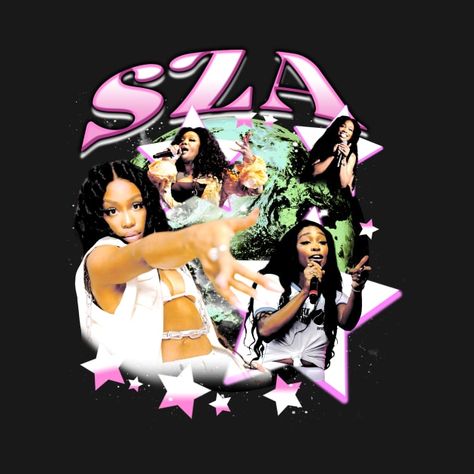 Sza Tshirt, Sza Graphic, Girly Graphic Design, Sza Shirt, Sza Singer, Tshirt Printing, Tshirt Printing Design, Sports Graphic Design, Aesthetic Phone