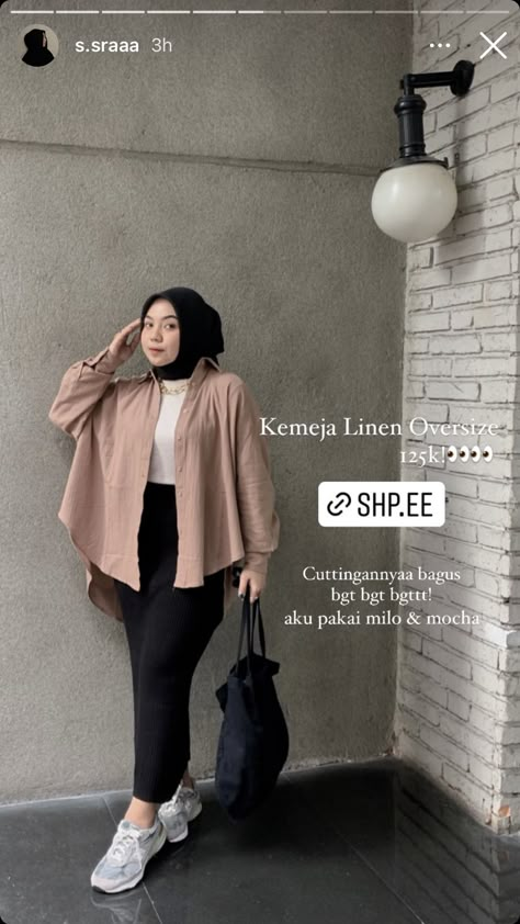 Outfit Hijab Casual Gendut, Bigsize Hijab Outfit, Plus Size Hijab Fashion, Casual Dress Korean Style, Pengantin Modern, Plus Size Hijab, Outfits For Chubby Girls, Style Hijab Casual, Kulot Pants