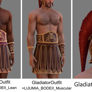 Gladiator Outfit (Set of clothes) | Wistful Castle on Patreon Sims 4 Male Dresses, Gladiator Outfit Men, Roman Sims 4 Cc, Greek Cc Sims 4, Sims 4 Roman Cc, Sims 4 Greek Mythology Cc, Sims 4 Greek Cc, Sims 4 Greek, Gladiator Outfit