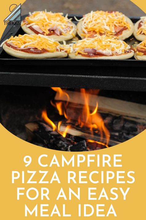 Campfire Pizza Recipes for a Delicious Meal in the Great Outdoors: Who doesn’t love pizza? Answer: no one. It’s a classic American dish that can be made so many different ways that there’s a pizza for everyone. And bonus: it’s also super easy to make over the campfire! Here are nine campfire pizza recipes for your next camping adventure (one of them even makes a fun family activity). From meat-filled to veggies galore and more, we think you'll love this roundup of campfire pizzas! Camping Pizza, Campfire Pizza, Campfire Dinners, Naan Pizza, Foil Packet Meals, Make Your Own Pizza, Cooking Pizza, Classic Pizza, Grilled Pizza