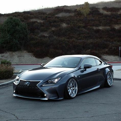 Stanced Lexus RC350 Lexus Rc350 F Sport, Lexus Rc F Sport, Dream Car Audi, Lexus Rc 350, Lexus F Sport, Lexus Rcf, Lexus Rc, Customized Cars, Best Jdm Cars