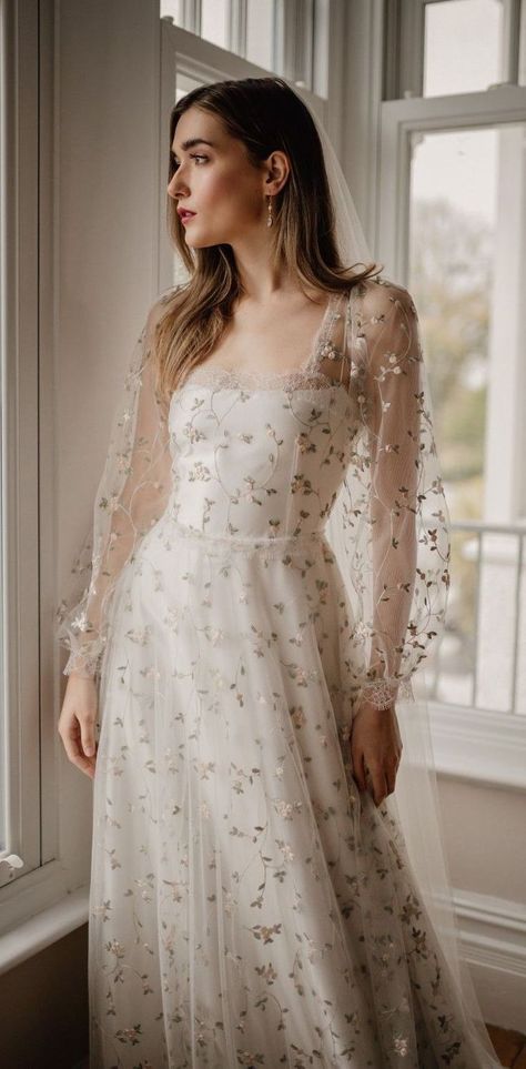 Print Dress Designs, Handmade Wedding Dresses, Dress For Wedding, Engagement Dresses, Pretty Prom Dresses, Dreamy Dress, Wedding Dress Inspiration, Dream Wedding Dresses, Dress Designs