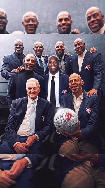 NBA on Instagram: "😍" Nba 75th Anniversary, Nba Sports, Nba Legends, Basketball Legends, Magic Johnson, 75th Anniversary, Anything Is Possible, Kobe Bryant, Nba