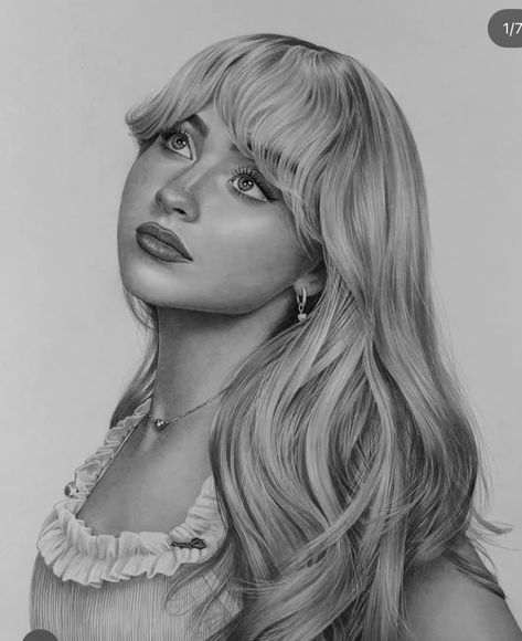 People Drawing Realistic, Steve Harrington Drawing Pencil, How To Draw Sabrina Carpenter, Sabrina Carpenter Coloring Pages, Celebrities To Draw, Sabrina Carpenter Painting, Sabrina Carpenter Sketch, Celebrity Drawings Pencil Sketch, Sabrina Carpenter Drawing