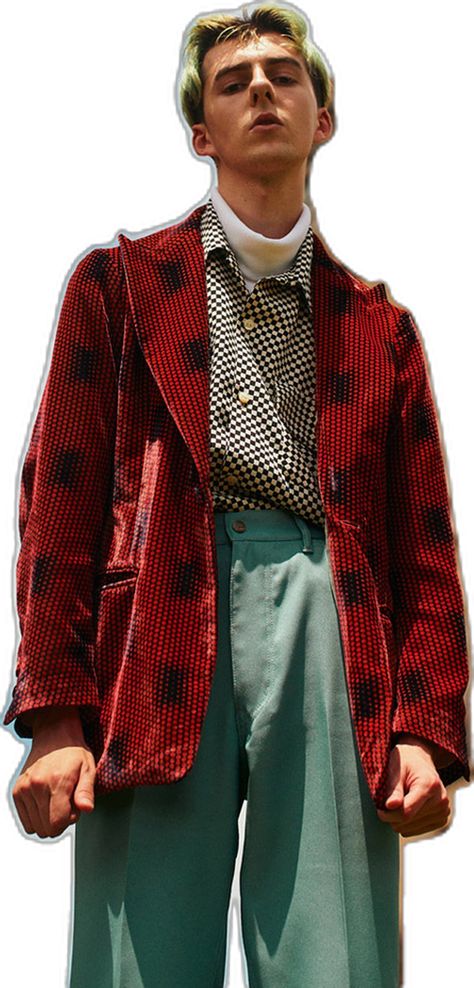 Eccentric Suits Men, Colourful Mens Fashion, Quirky Fashion Men, Masc Fashion, Dandy Style, Mens Fashion Inspiration, Quirky Fashion, Mens Street Style, Stylish Men