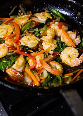 Thai Basil Shrimp, Thai Basil Recipes, Basil Shrimp, Whole Fish, Basil Recipes, Fish Fillets, Shrimp Dinner, Seafood Stew, Shrimp Recipes For Dinner