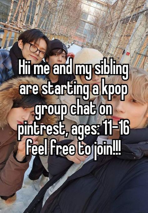 #Whisper #kpop #multistan #kpopstan  (If your 10 you get a pass don't worry!! ^^) please join cause we really need more kpop friends will add my groups later just tell me what groups you stan and I'll ads it on!! Multiple Kpop Groups Wallpaper, Every Friend Group Has One Of These List, How Similar Am I To Skz, K Pop Whispers, Whisper Kpop Meme, Hard To Find, Korean Pop, Kpop Groups, No Worries