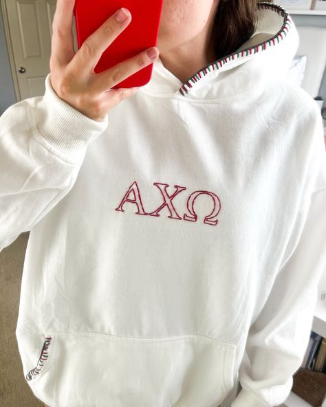 PRE-ORDERS are open ‼️‼️ Hoodies will be restocked the first week of October. Taking a limited amount of orders again so DM to claim yours now!!! Sorority Merch Sweatshirt, Diy Sorority Merch, Sorority Merch Sets, Cute Sorority Merch, Sorority Merch Apparel Design, Axo Merch, Sorority Merch Ideas, Theta Merch, Aphi Merch