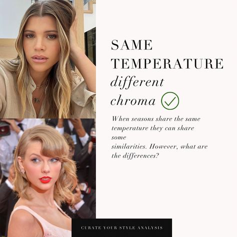 Soft Autumn VS Light Spring as requested 🤍 . #coloranalysis #colouranalysis #lightspring #softautumn #taylorswift #sofiarichie #coloranalyst Soft Autumn Vs Light Spring, Light Spring Vs Soft Autumn, Soft Autumn Light, Season Analysis, Colour Season, Soft Autumn Color Palette, Style Analysis, True Spring, Colour Analysis